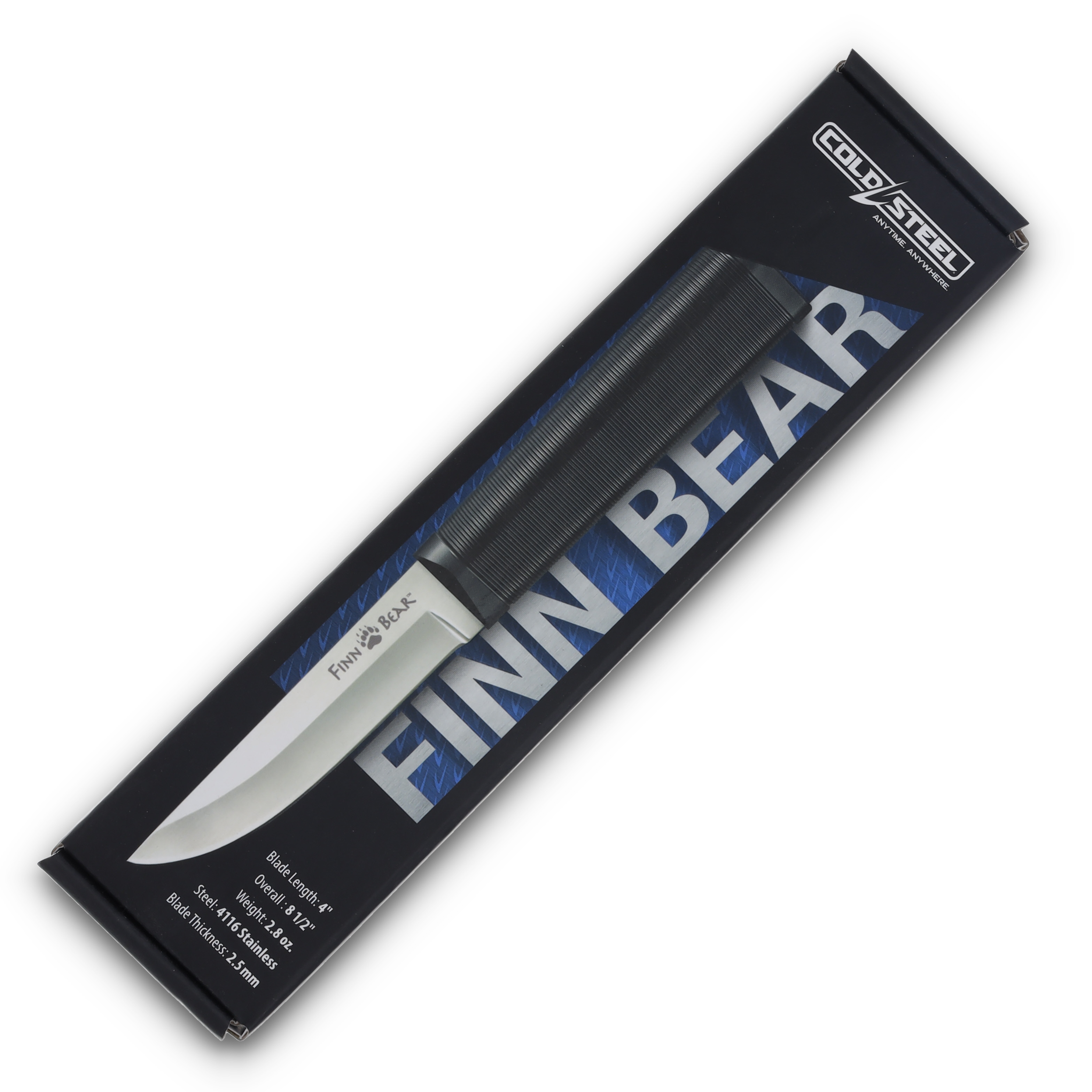 Cold Steel Finn Bear Fixed Blade Knife 4in Plain Satin Puuko Blade CS20PC View 9