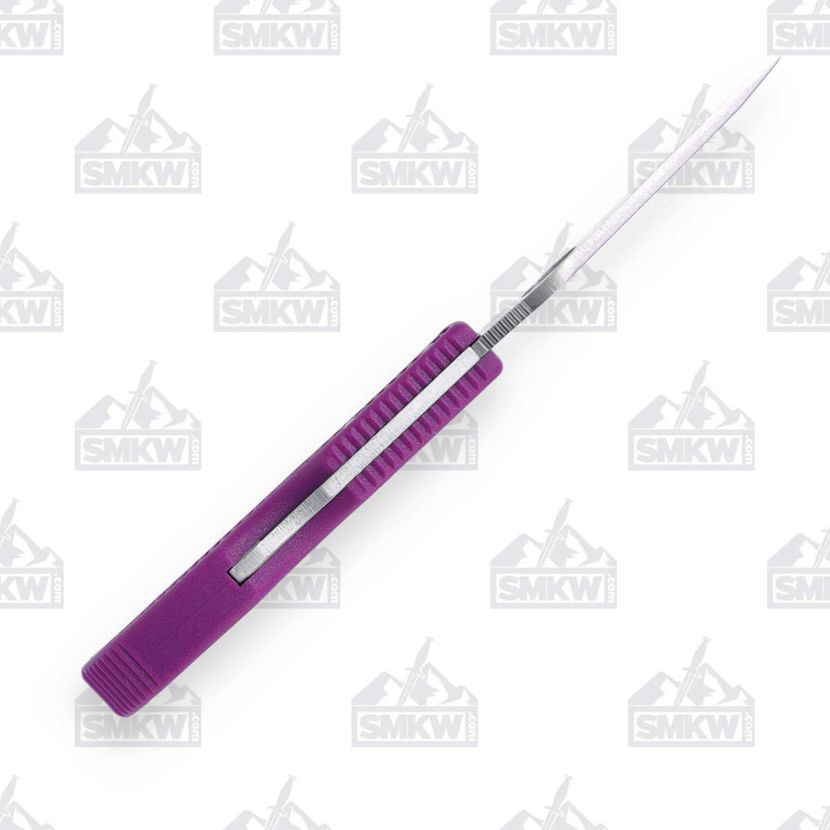 Spyderco Ladybug 3 Folding Knife Purple 1.9in Plain Satin Clip Point SPLPRP3 View 9
