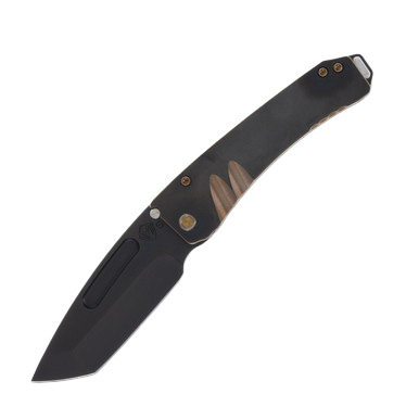Medford Midi Marauder Folding Knife PVD S35VN Tanto PVD (Bronze Grooved) View 1