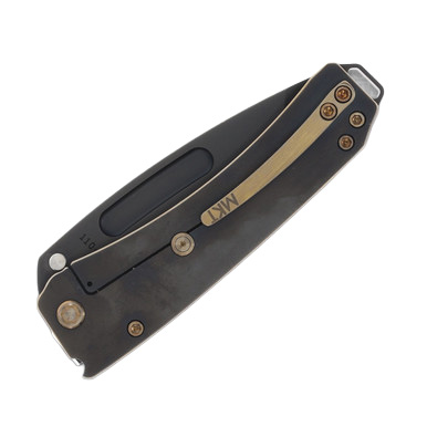 Medford Midi Marauder Folding Knife PVD S35VN Tanto PVD (Bronze Grooved) View 6
