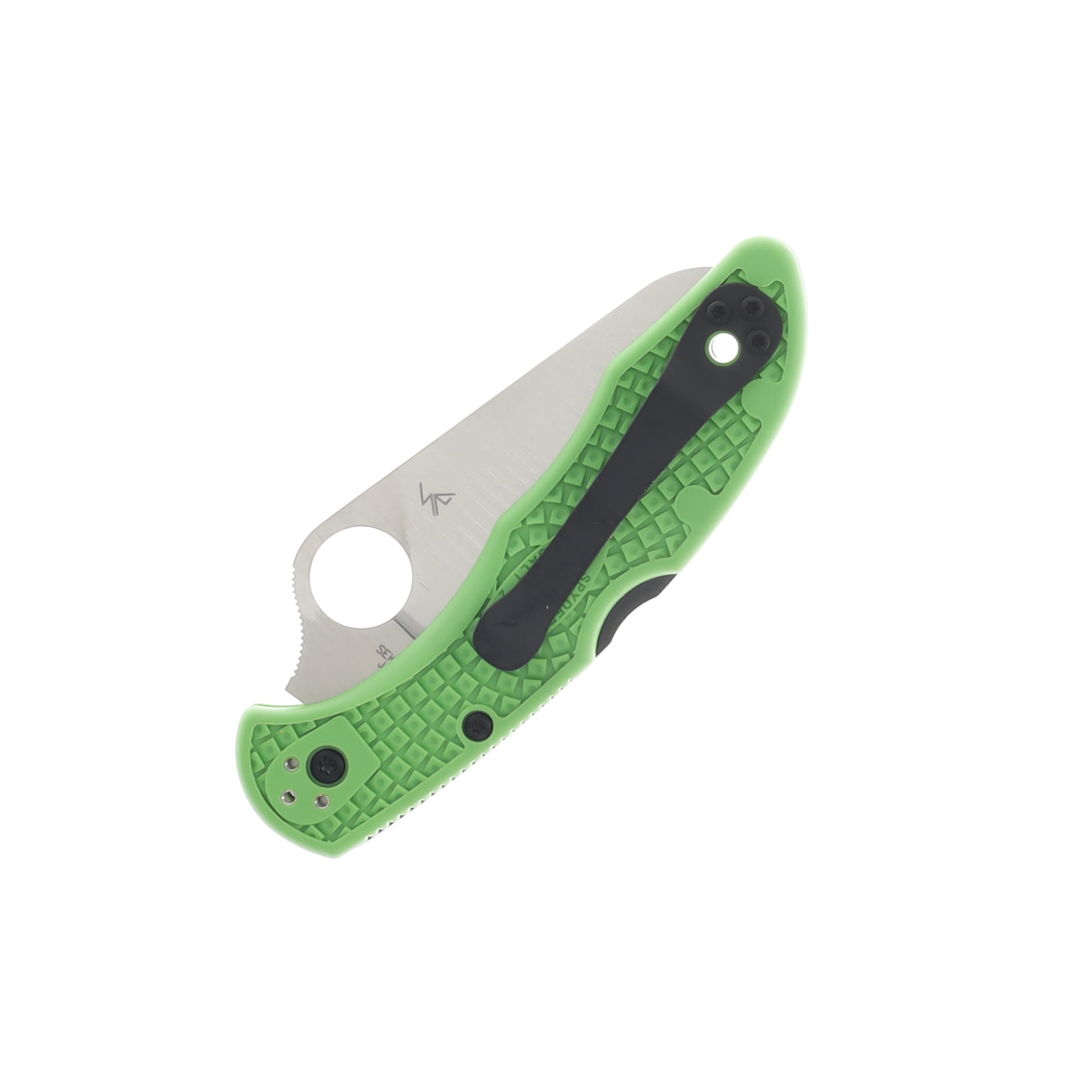 Spyderco Salt 2 Lightweight Folding Knife Plain Edge Green SPC88FPGR2 View 2