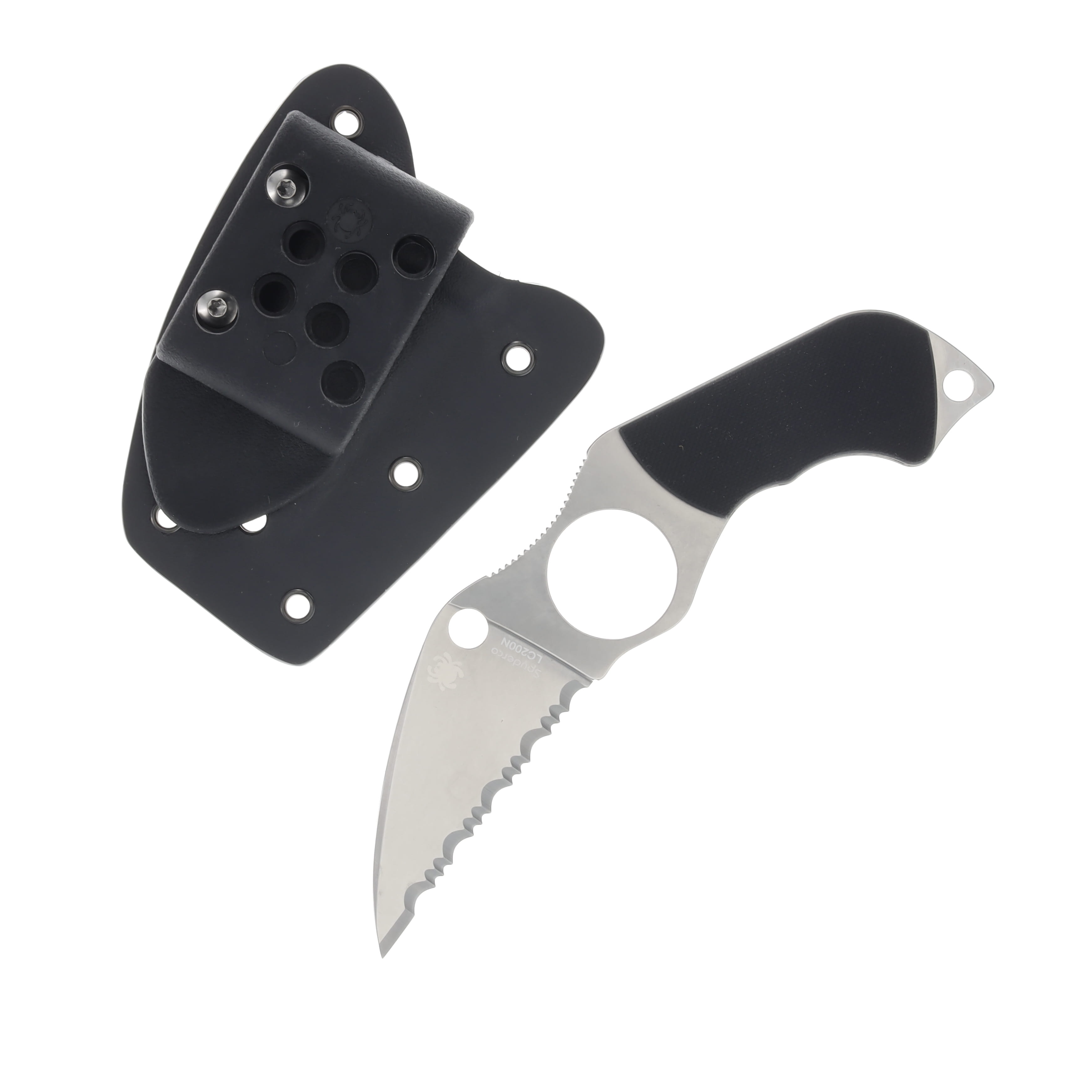Spyderco Swick 6 Small Serrated Black G10 SPFB14S6 View 2