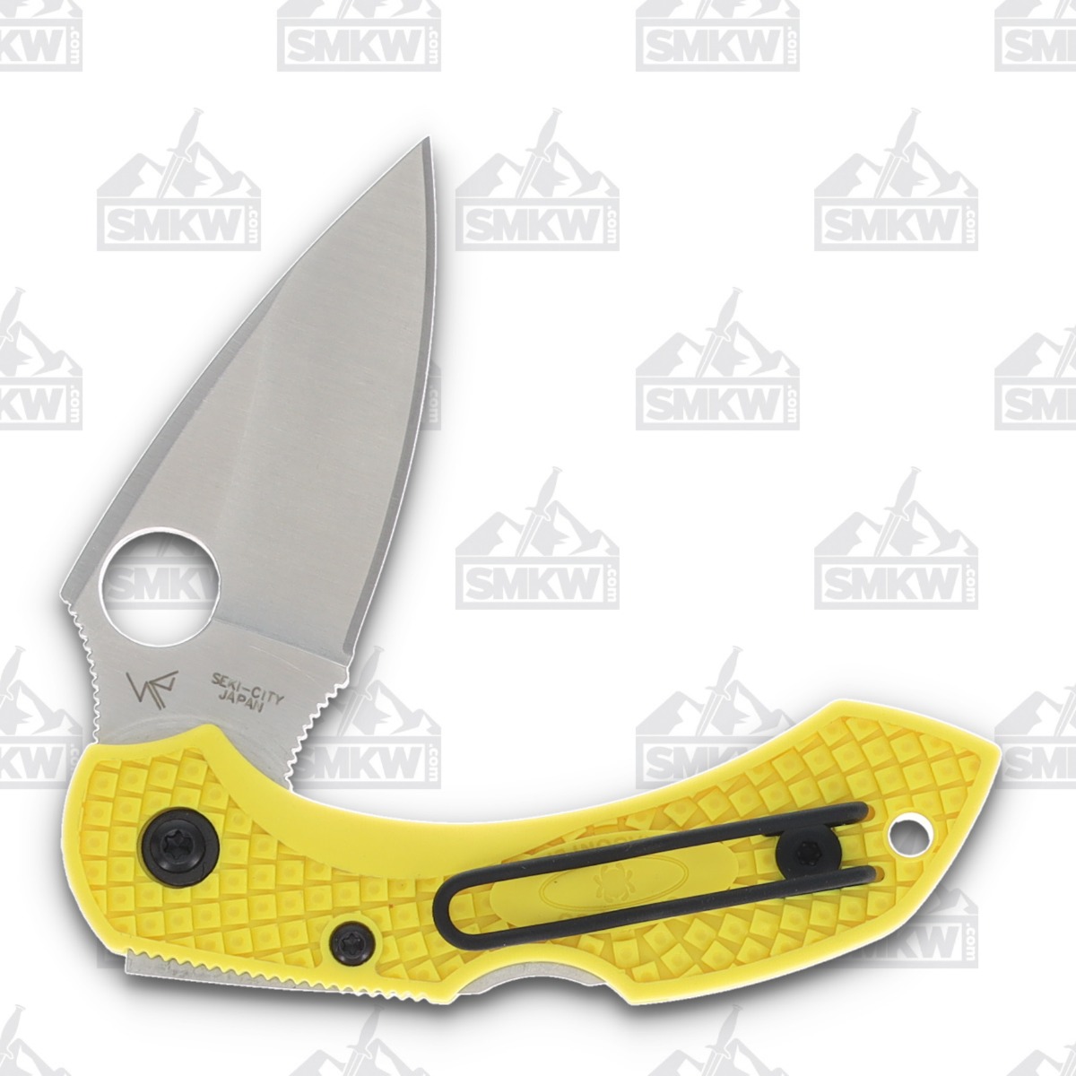 Spyderco Dragonfly 2 Salt FRN Yellow 2.28in Satin Plain Blade SPC28PYL2 View 3