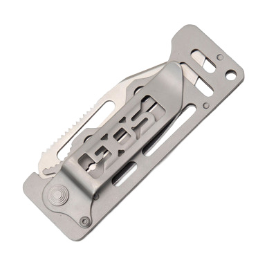 SOG Cash Card Folding Knife 2.75in Satin Clip Point Money Clip SOGEZ1CP View 5