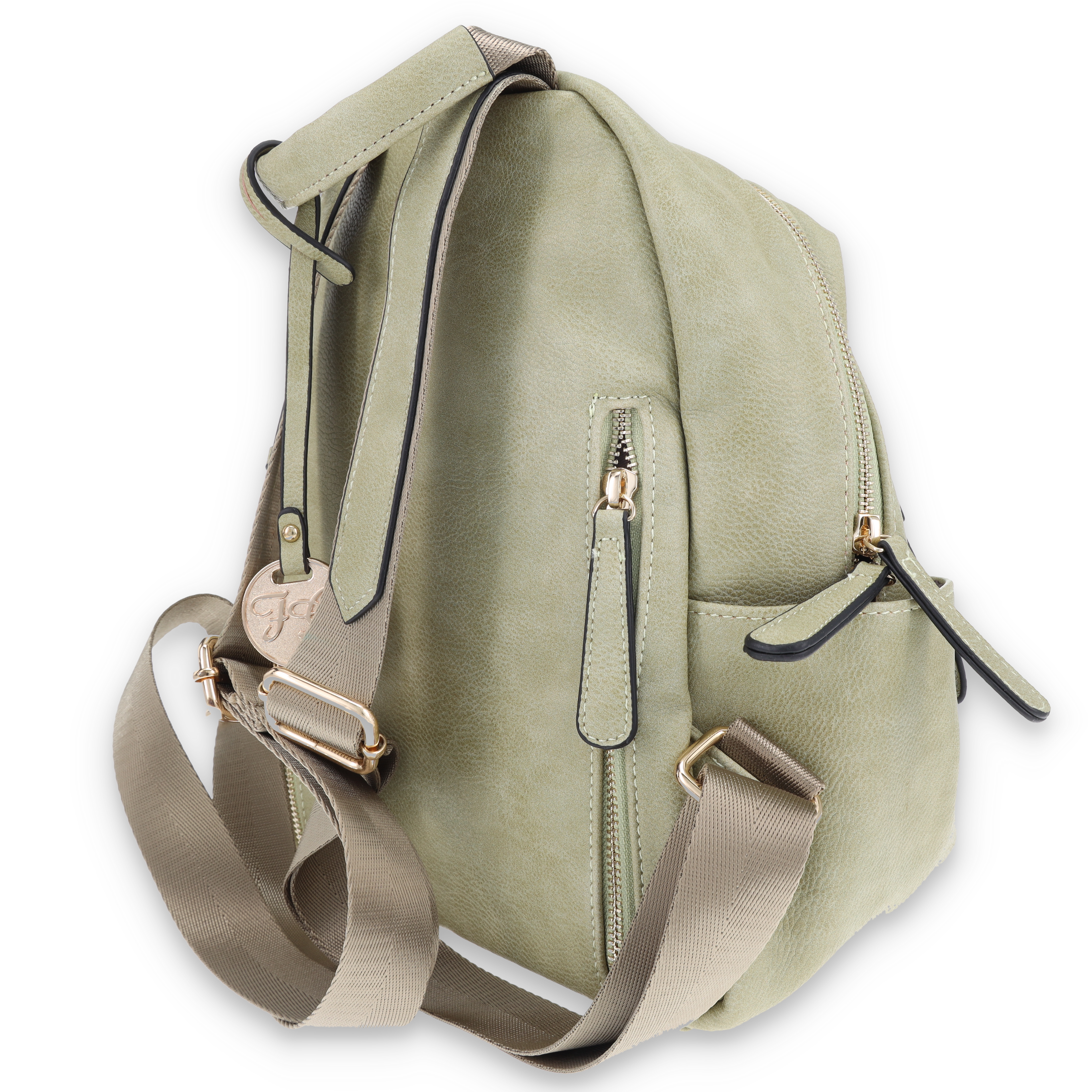 FabiGun Backpack Purse Light Green Concealed Carry FAB1909LGN View 7