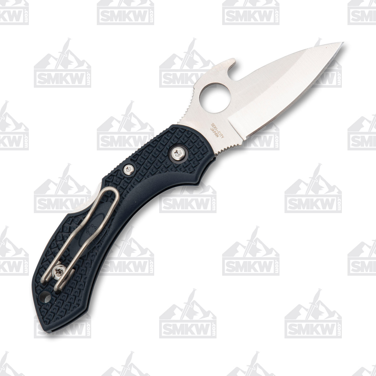 Spyderco Dragonfly 2 Emerson Opener Folding Knife Gray FRN 2.28in Satin Blade SPC28PGYW2 View 4