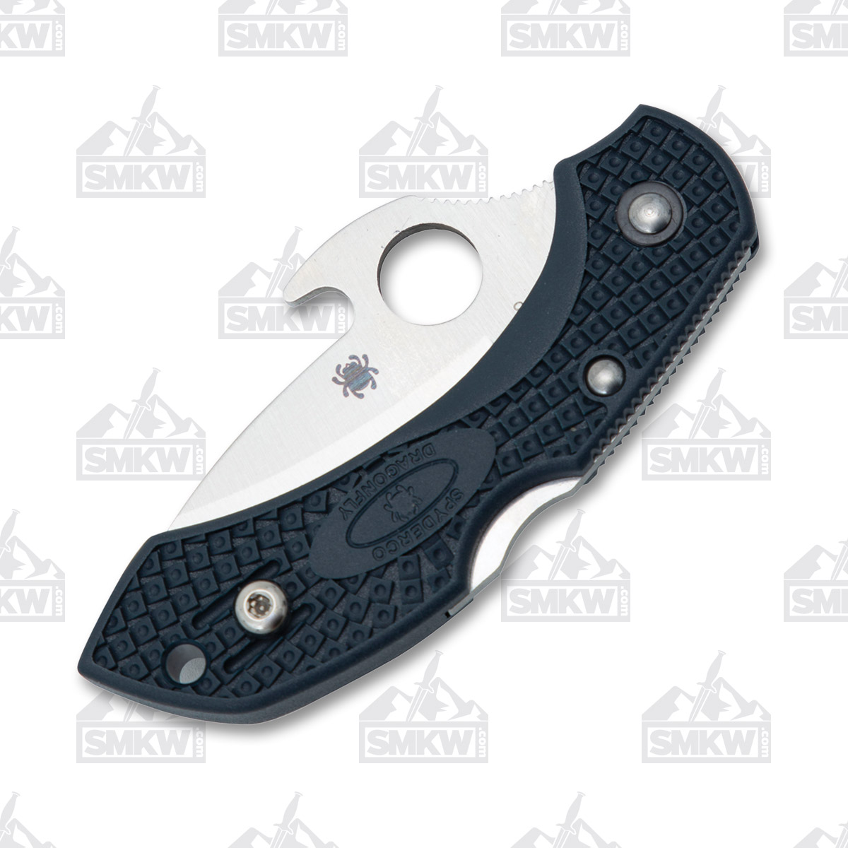 Spyderco Dragonfly 2 Emerson Opener Folding Knife Gray FRN 2.28in Satin Blade SPC28PGYW2 View 5