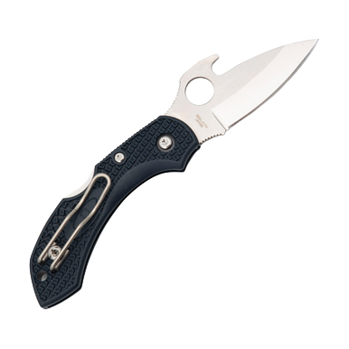 Spyderco Dragonfly 2 Emerson Opener Folding Knife Gray FRN 2.28in Satin Blade SPC28PGYW2 View 3