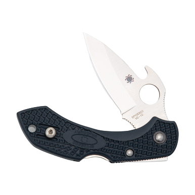 Spyderco Dragonfly 2 Emerson Opener Folding Knife Gray FRN 2.28in Satin Blade SPC28PGYW2 View 4