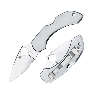 Spyderco Dragonfly Lockback Folding Knife Satin VG-10/Stainless SPC28P View 1