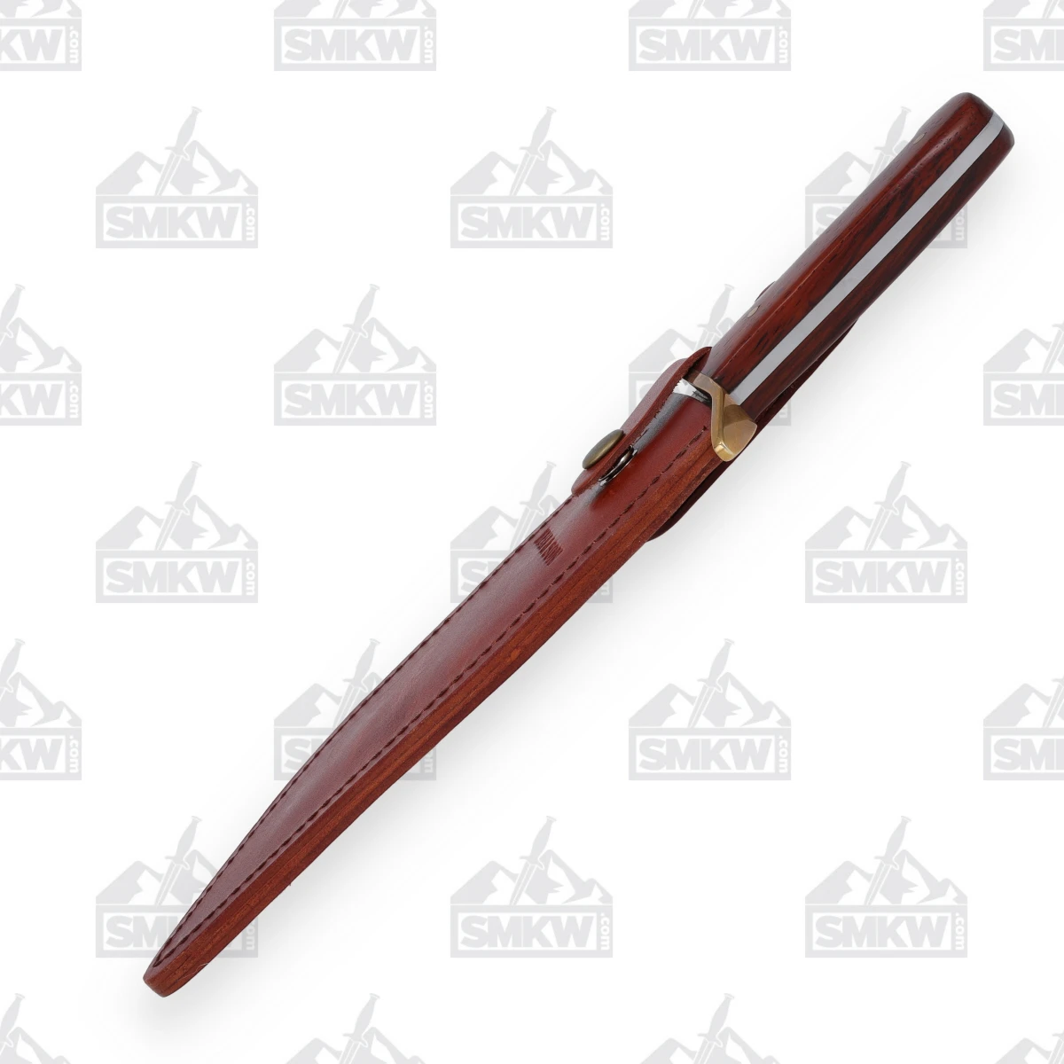 Bear & Son 12" Cocobola Gold Rush Bowie Fixed Blade BRCB0034 View 9