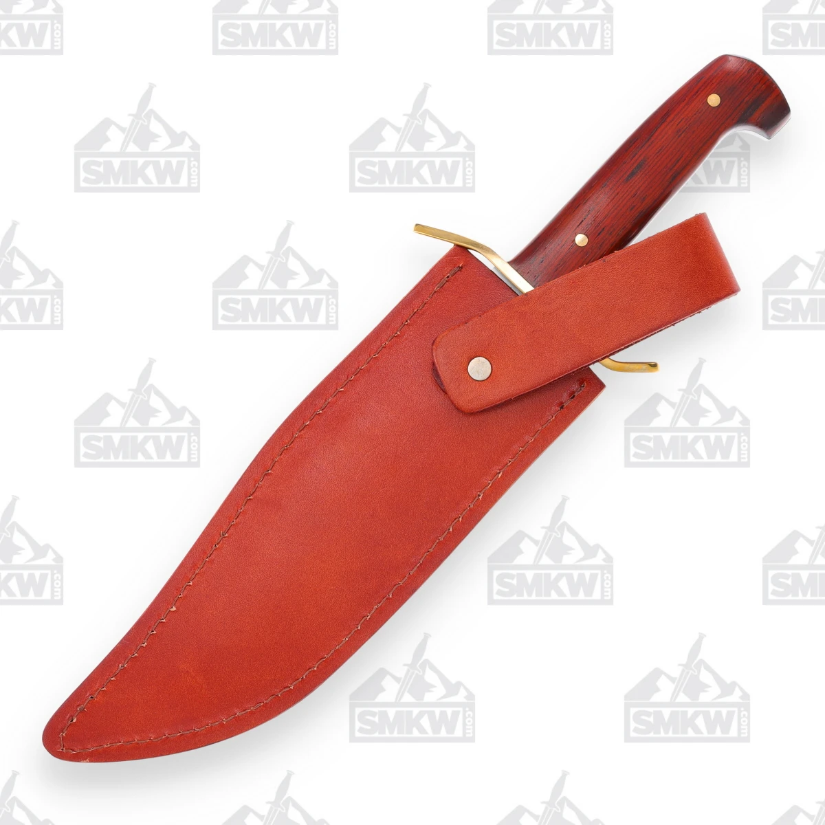 Bear & Son 12" Cocobola Gold Rush Bowie Fixed Blade BRCB0034 View 7