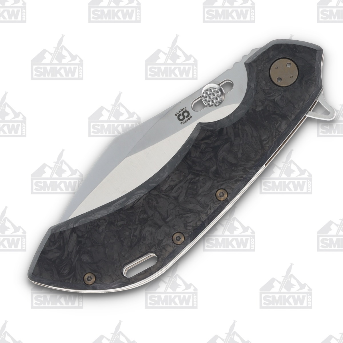 Olamic Wayfarer 247 Folding Knife T-057C Dark Matter FatCarbon/TexWash Earth T057C View 5