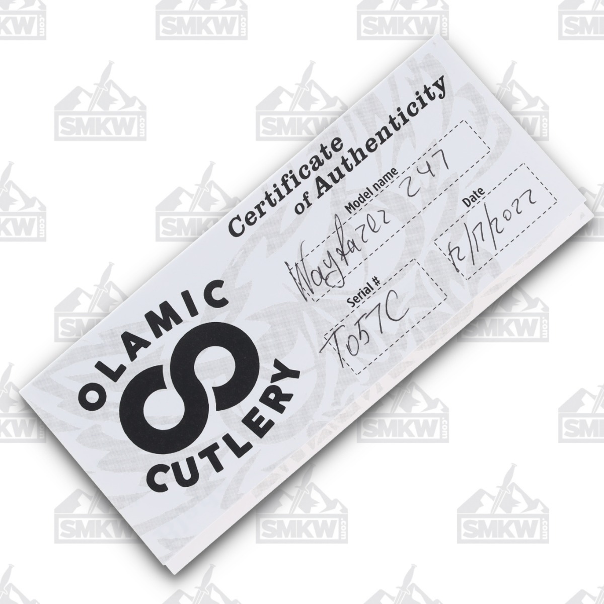 Olamic Wayfarer 247 Folding Knife T-057C Dark Matter FatCarbon/TexWash Earth T057C View 15