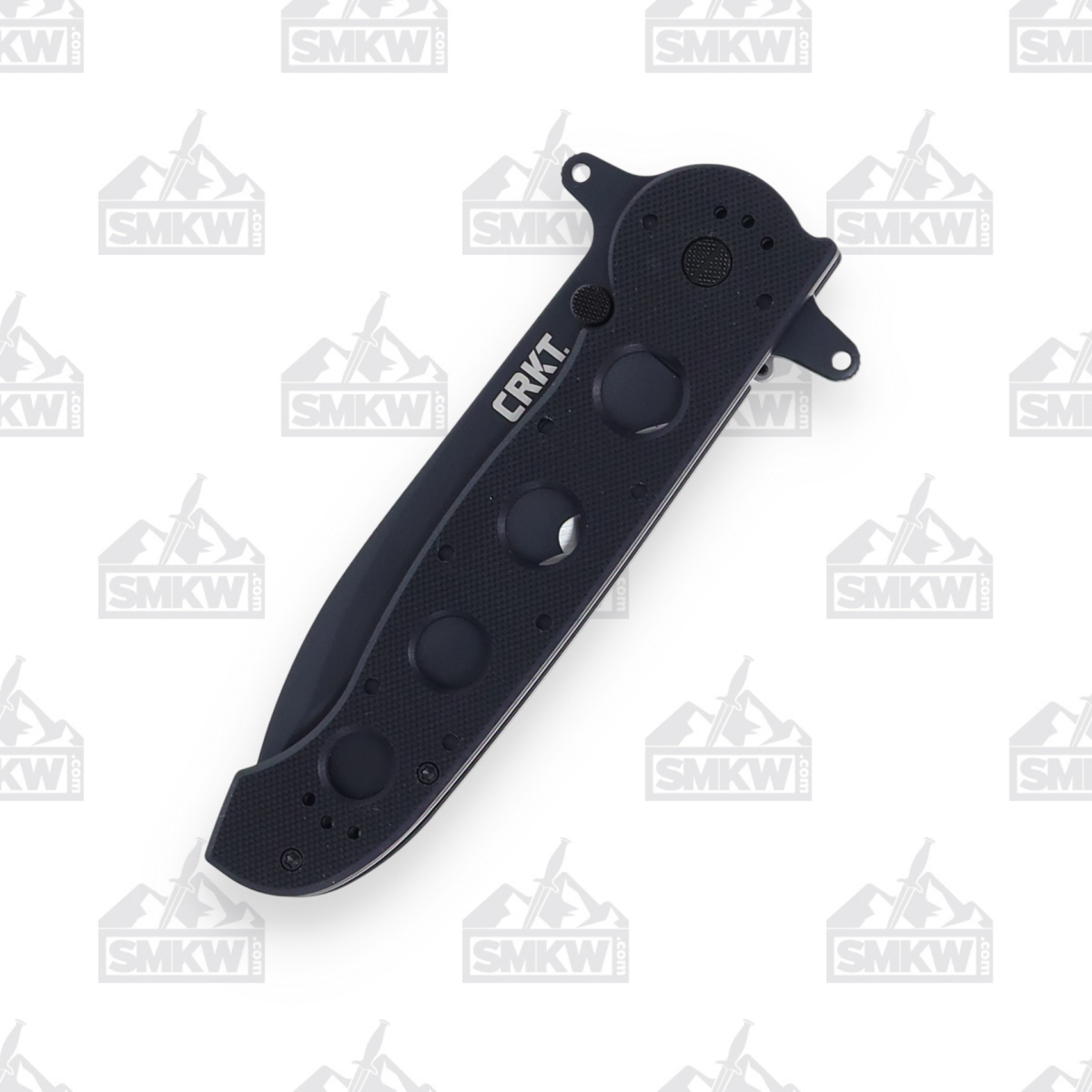 CRKT M21 Special Forces Folding Knife Black TiNi Veff Serrations Blade CRM2114SFG View 3