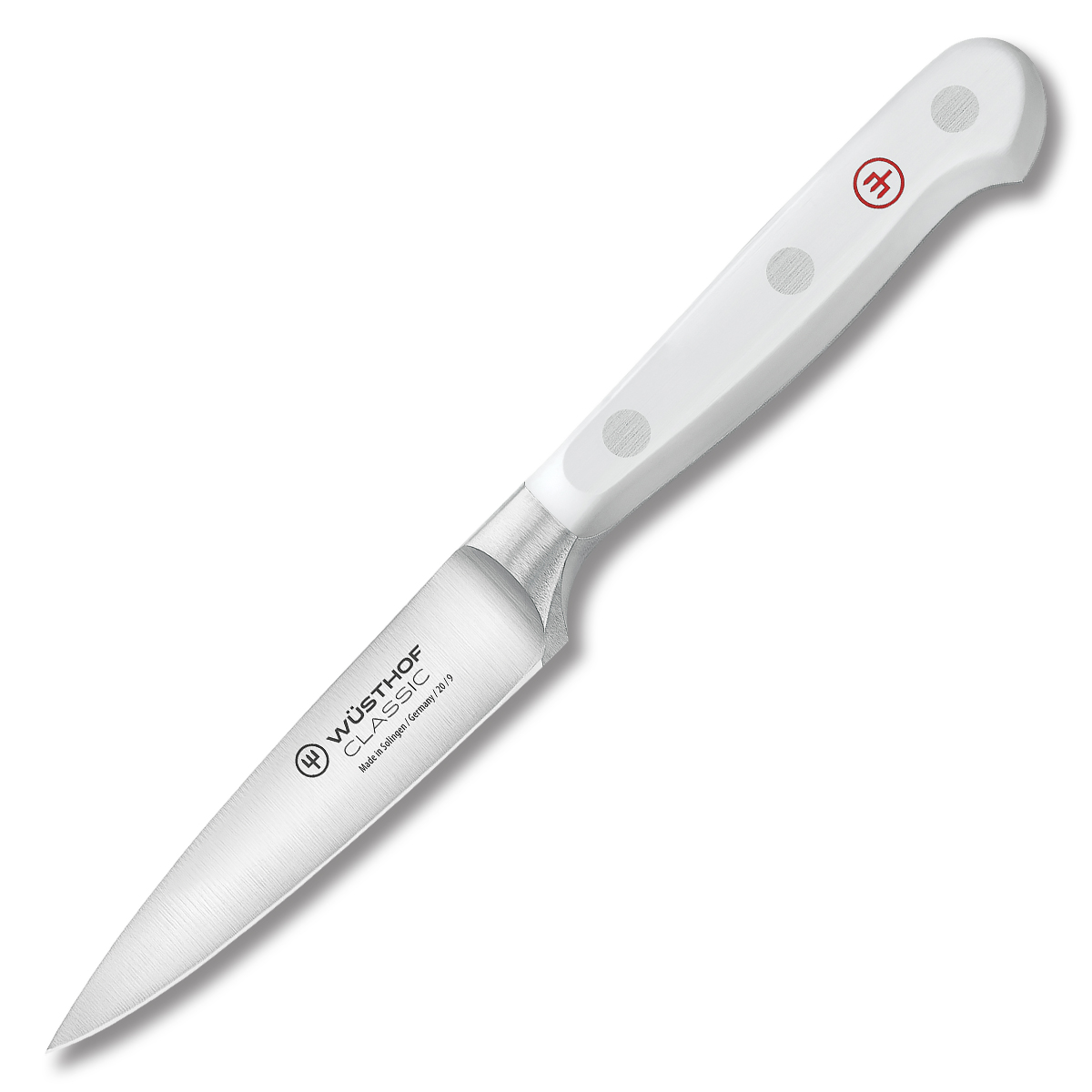 Wusthof Kitchen Paring Knife Classic White 3.5in Plain Edge 1040200409 View 1