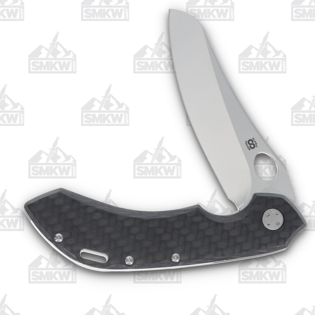 Olamic Wayfarer 247 Folding Knife T-041M 12K Twill/Polished Satin T041M View 3