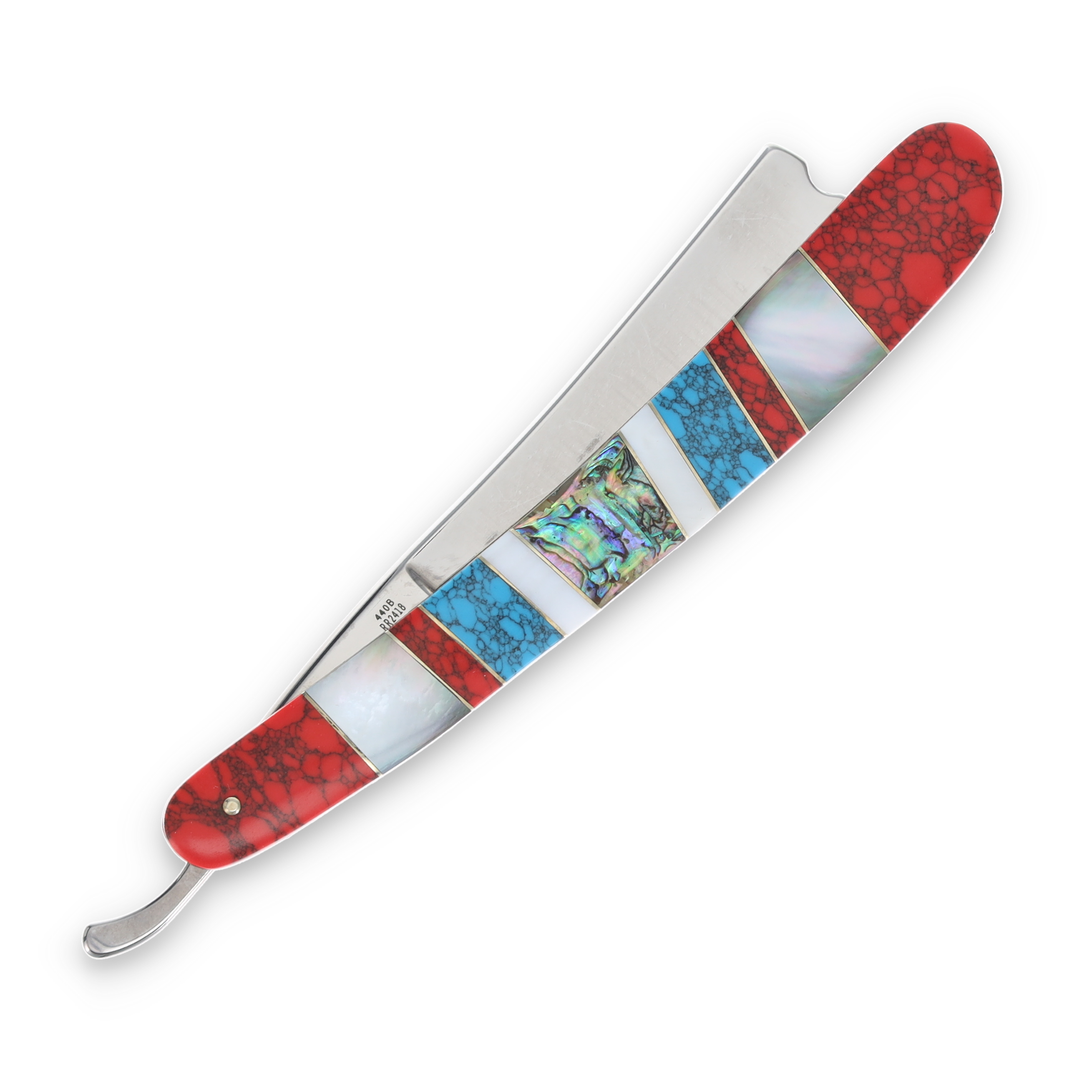 Rough Ryder Stoneworx Straight Razor Folding Knife RR2418 View 8