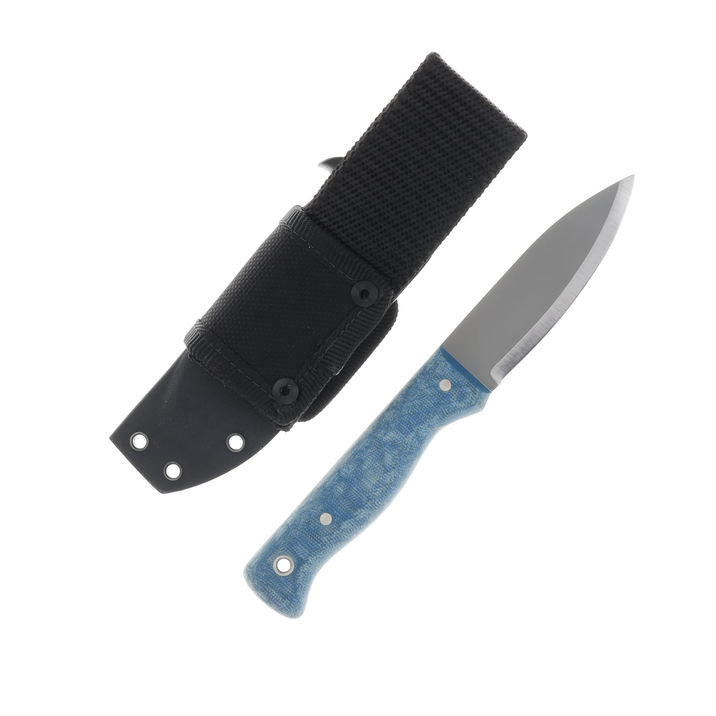 Condor Tool and Knife Aqualore Fixed Blade Blue Micarta 4.31in Drop Point CTK63860 View 2