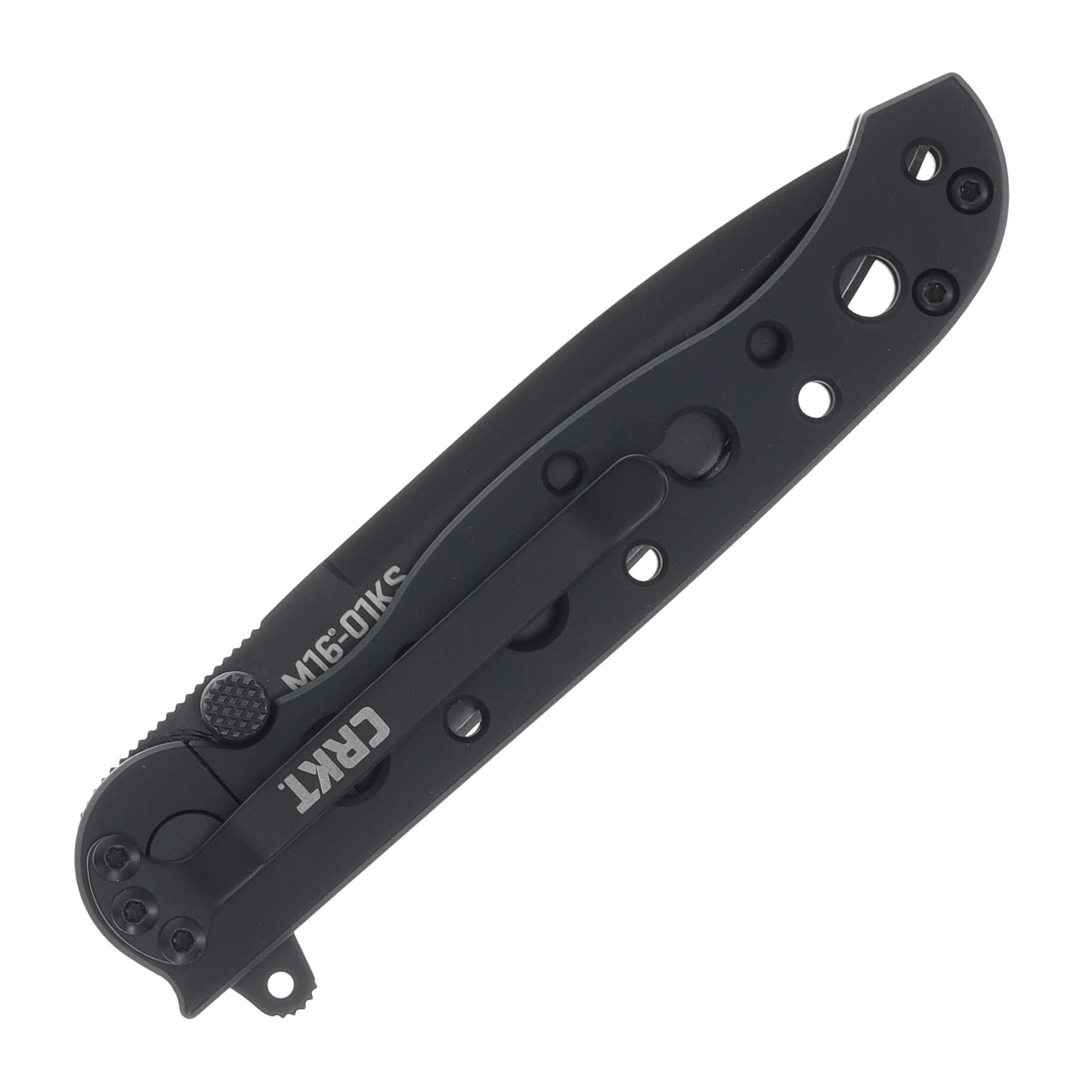 CRKT M16-01KS Carson Folding Knife 3.12in Black Plain Spear Point Blade CRM1601KS View 2