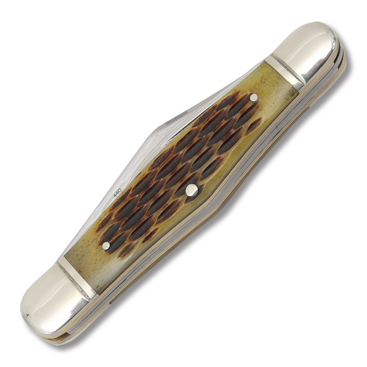 Rough Ryder Brown Jigged Bone Whittler Folding Knife RR106 View 2
