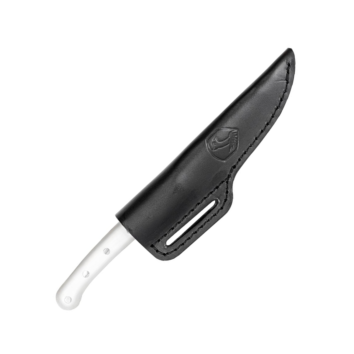 Condor Tool & Knife Meatlove Knife Polished Upswept Blade White Micarta CTK65008 View 3