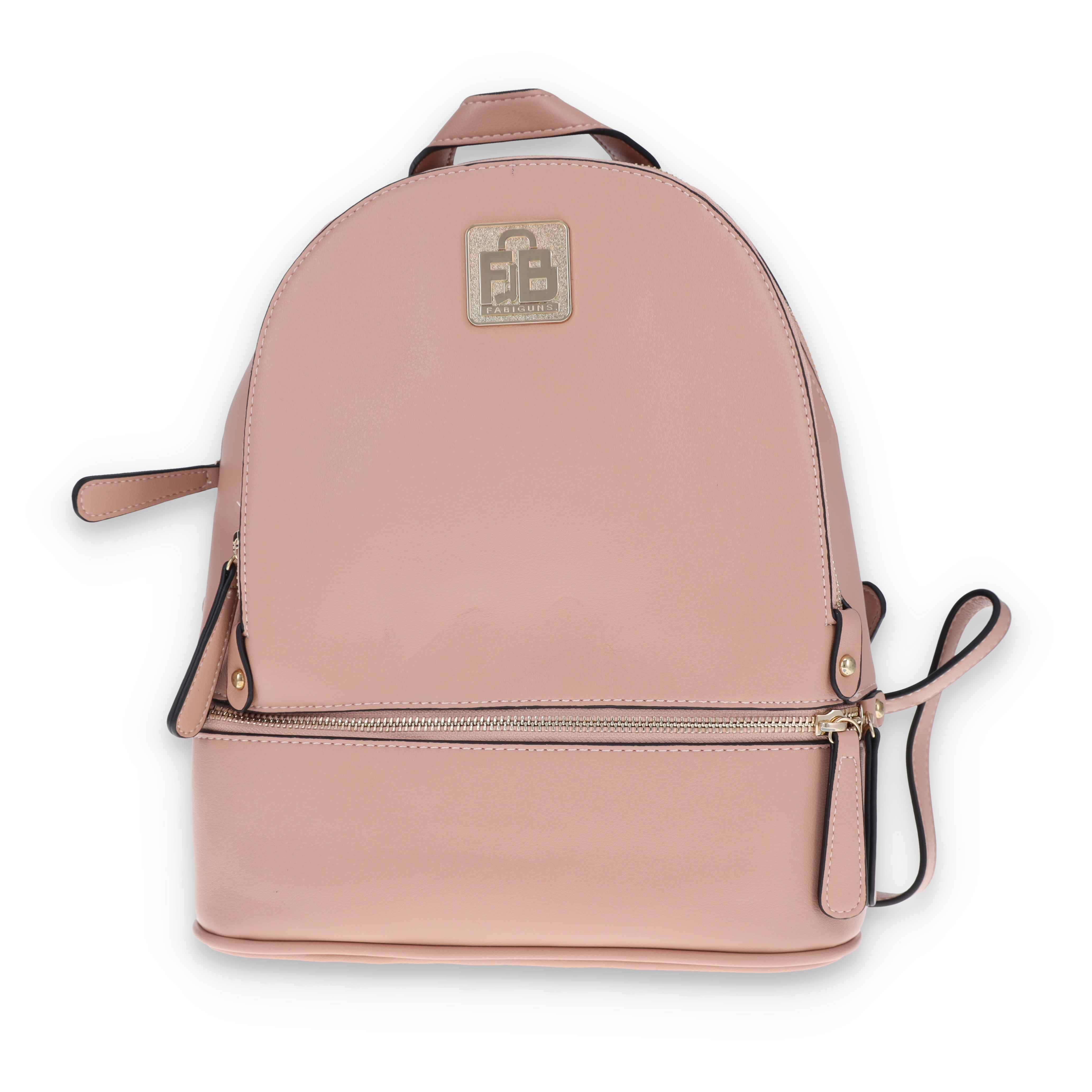 Fabigun Concealed Carry Backpack Light Pink Stitched Leather FABL82002PNK View 1