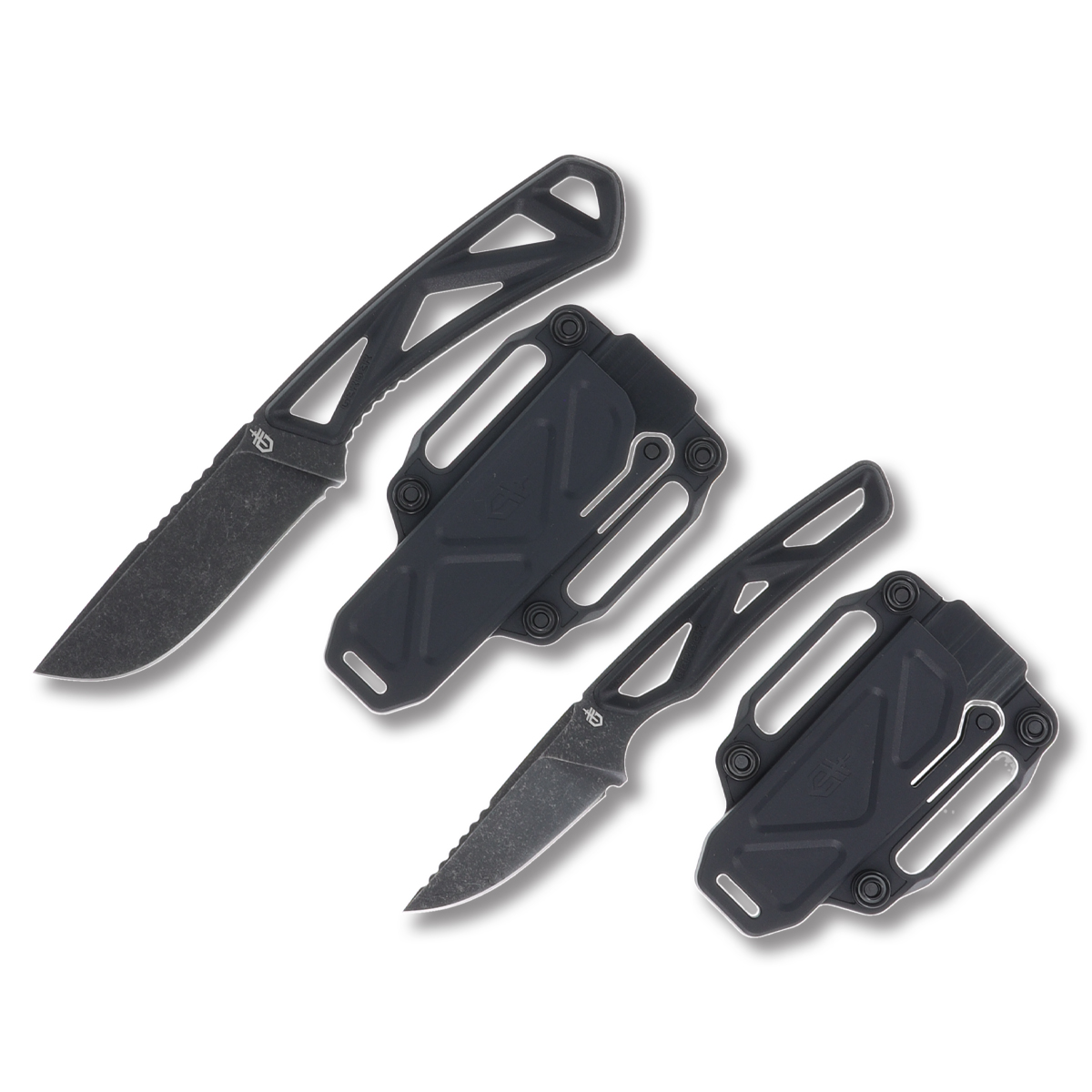 Gerber Exo-Mod Caper And Drop Point Fixed Blade Knife Combo G1065813 View 2