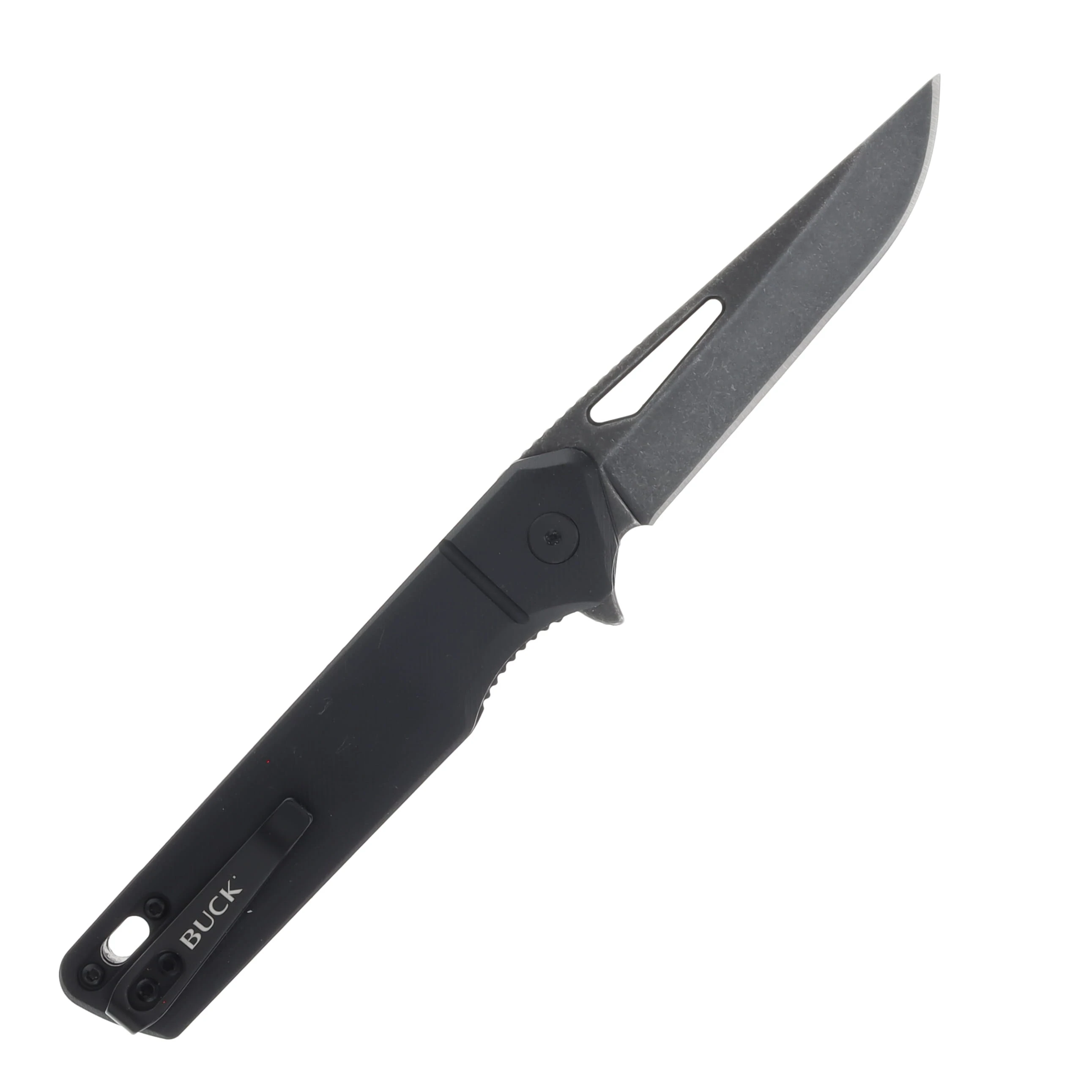 Buck 239 Infusion Black G10 Folding Knife 3.25in Drop Point Blade BU13543 View 2