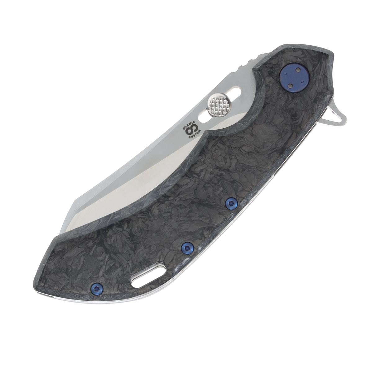 Olamic Wayfarer 247 Folding Knife T-037W Dark Matter (Blue Matte) T037W View 5