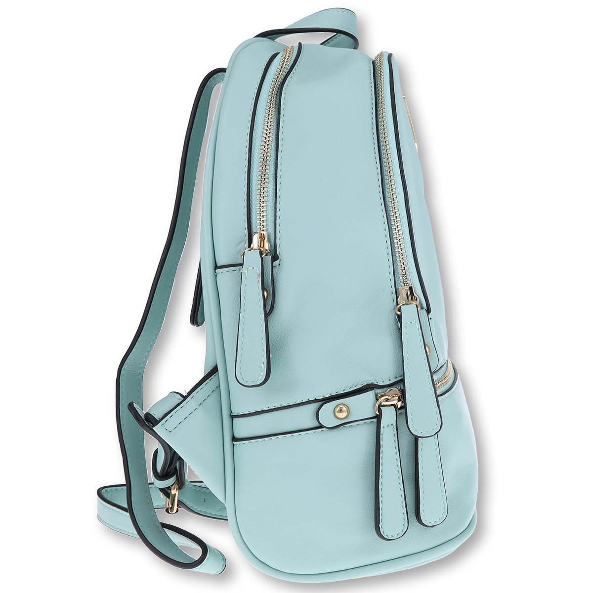 Fabigun Concealed Carry Backpack Light Blue Leather FABL82002LBLU View 4