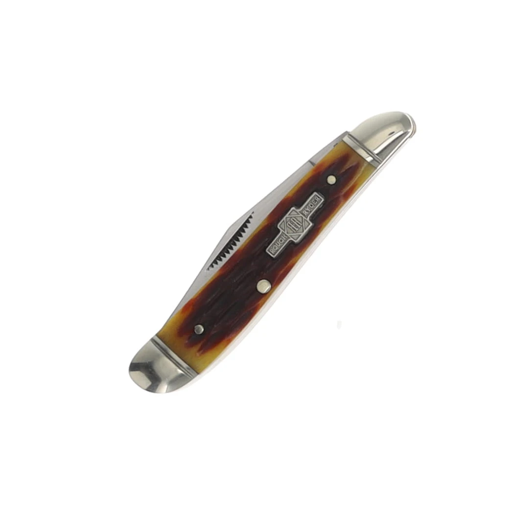 Rough Ryder Brown Jigged Bone Peanut Folding Knife RR110 View 3