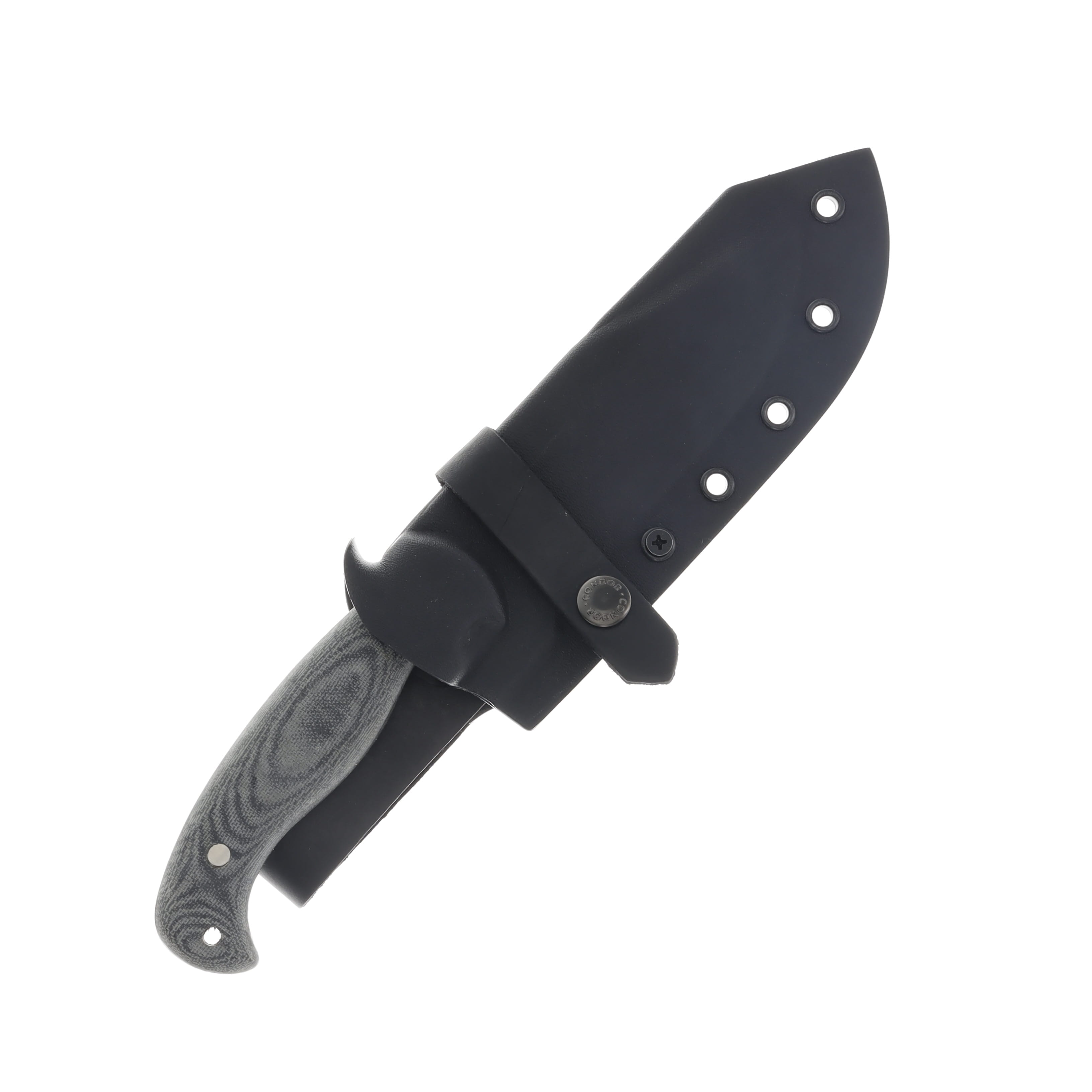 Condor Tool and Knife Black Leaf Knife Micarta Fixed 5.41in High Carbon Plain Blade CTK62759 View 3