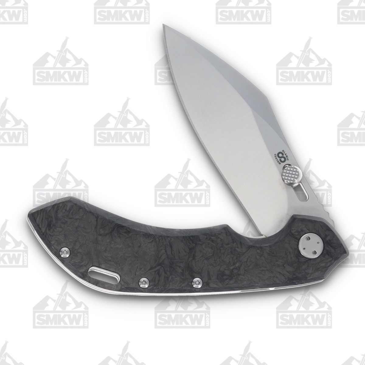 Olamic Wayfarer 247 Folding Knife T-046C Dark Matter FatCarbon/Black Satin T046C View 3
