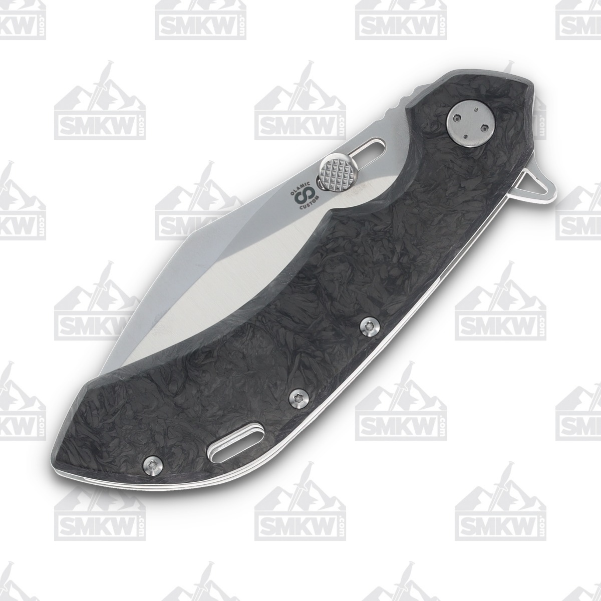 Olamic Wayfarer 247 Folding Knife T-046C Dark Matter FatCarbon/Black Satin T046C View 5