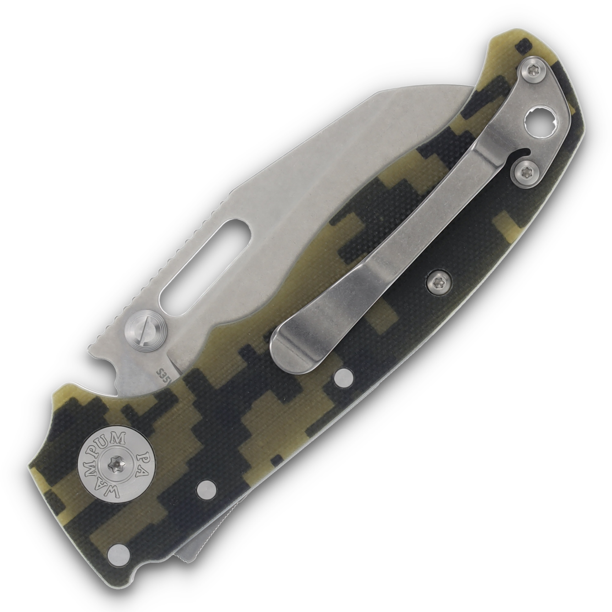 Demko Knives AD20.5 Folding Knife Shark Foot Digital Camo G-10 AD205-S35-SFDC View 6