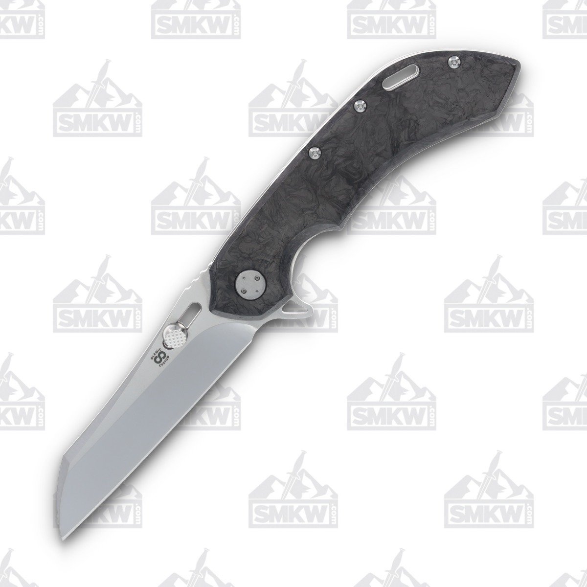 Olamic Wayfarer 247 Folding Knife T-028W Dark Matter Fat Carbon (Satin) T028W View 1