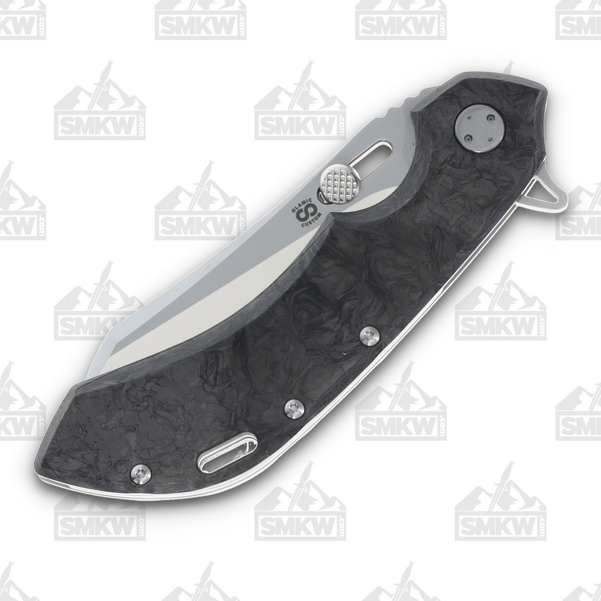 Olamic Wayfarer 247 Folding Knife T-028W Dark Matter Fat Carbon (Satin) T028W View 5