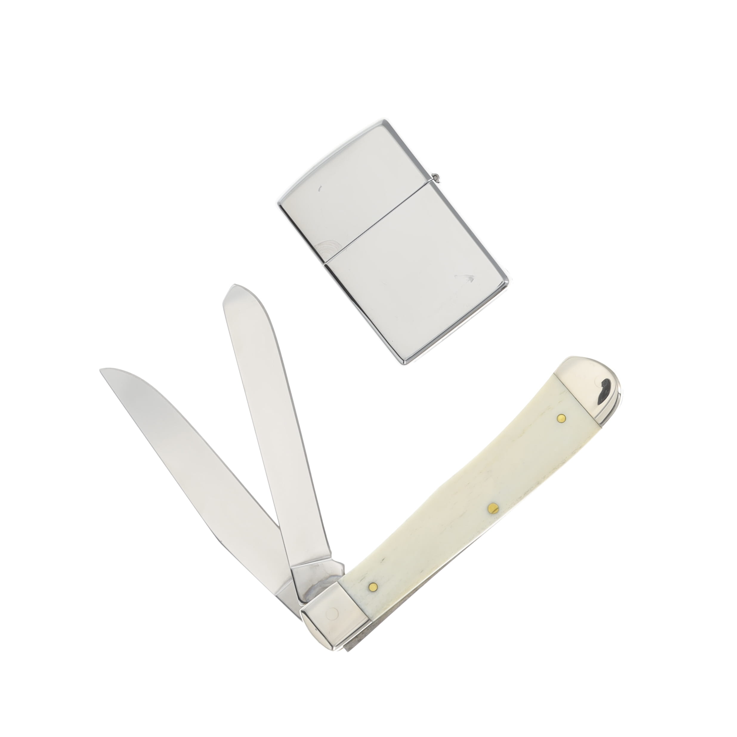 Case Ford Mustang Trapper Folding Knife and Zippo Lighter Gift Set CA14331 View 2