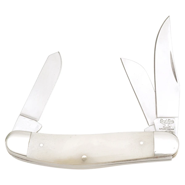 Rough Ryder White Smooth Bone Sowbelly Folding Knife RR130 View 1