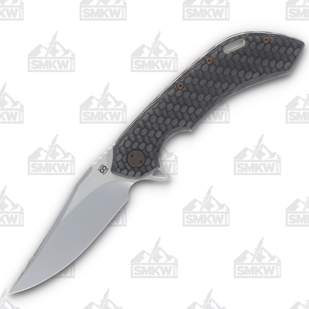 Olamic Wayfarer 247 Folding Knife T-038B 12K Twill Bronze Seabed T038B View 1
