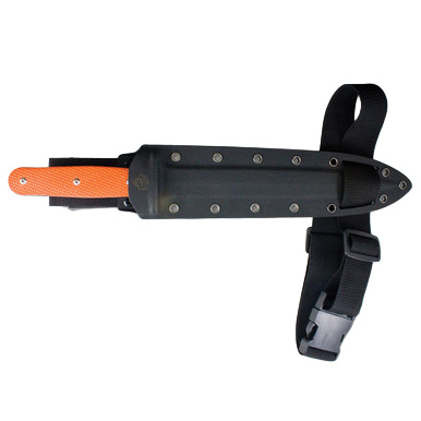 Puma XP Pig Sticker Fixed Blade 9in 440 Spear Point Orange G-10 PKC7818815GO View 2