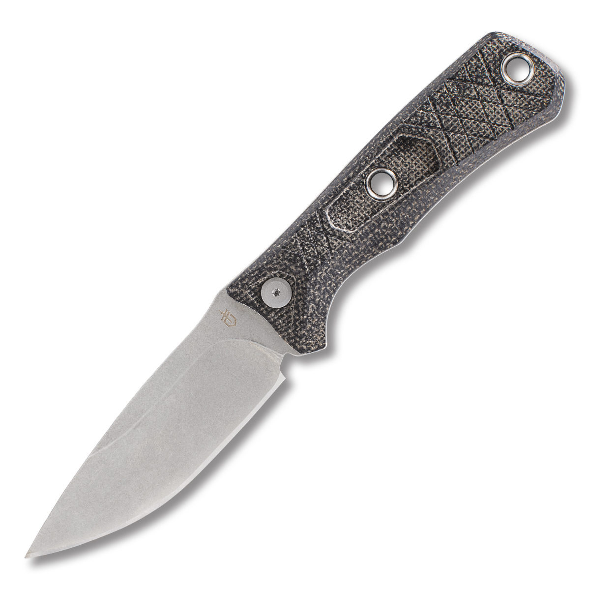 Gerber Convoy Fixed Blade Knife | Micarta | 3.8in Stonewash Drop Point G1066481 View 1