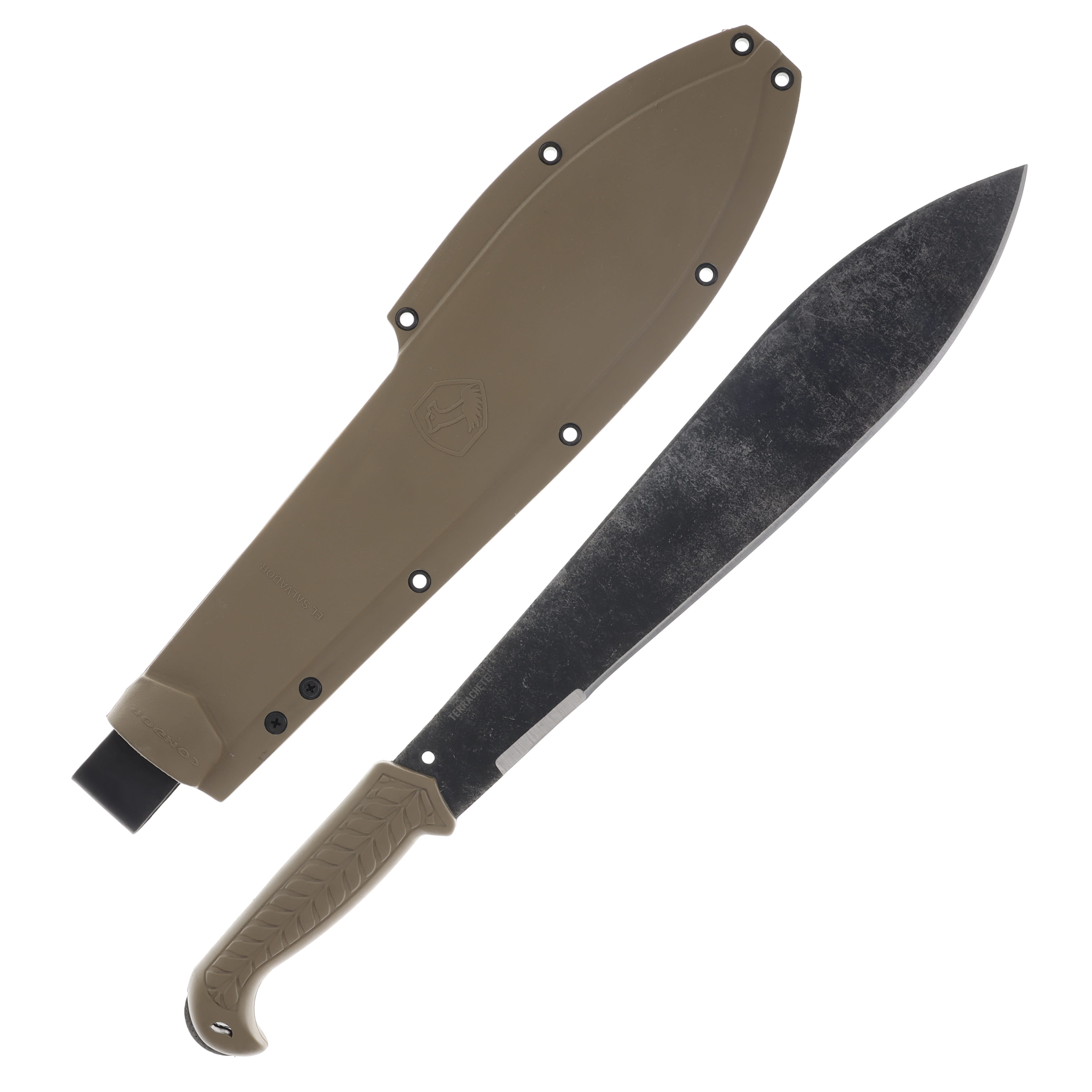 Condor Tool and Knife Terrachete Machete Desert 14.6in Plain Blade CTK62762 View 1