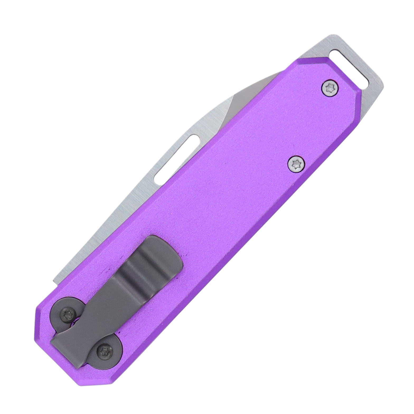 Bear & Son Aluminum Slip Joint Folding Knife Purple BR110PL View 6