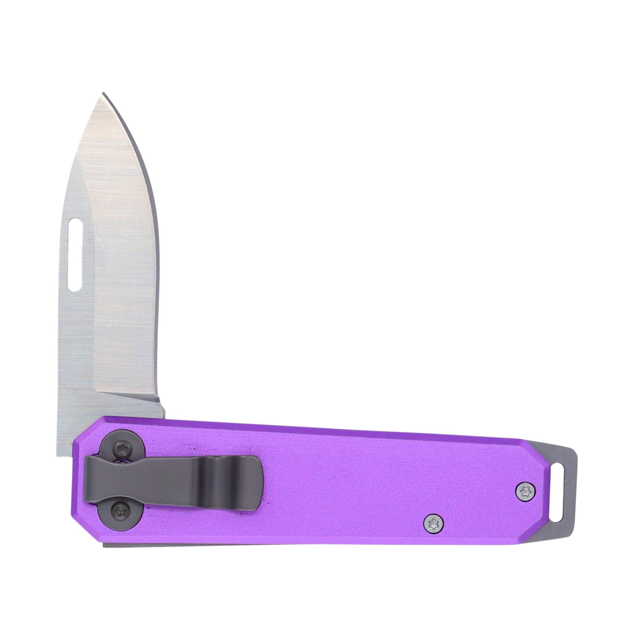 Bear & Son Aluminum Slip Joint Folding Knife Purple BR110PL View 4