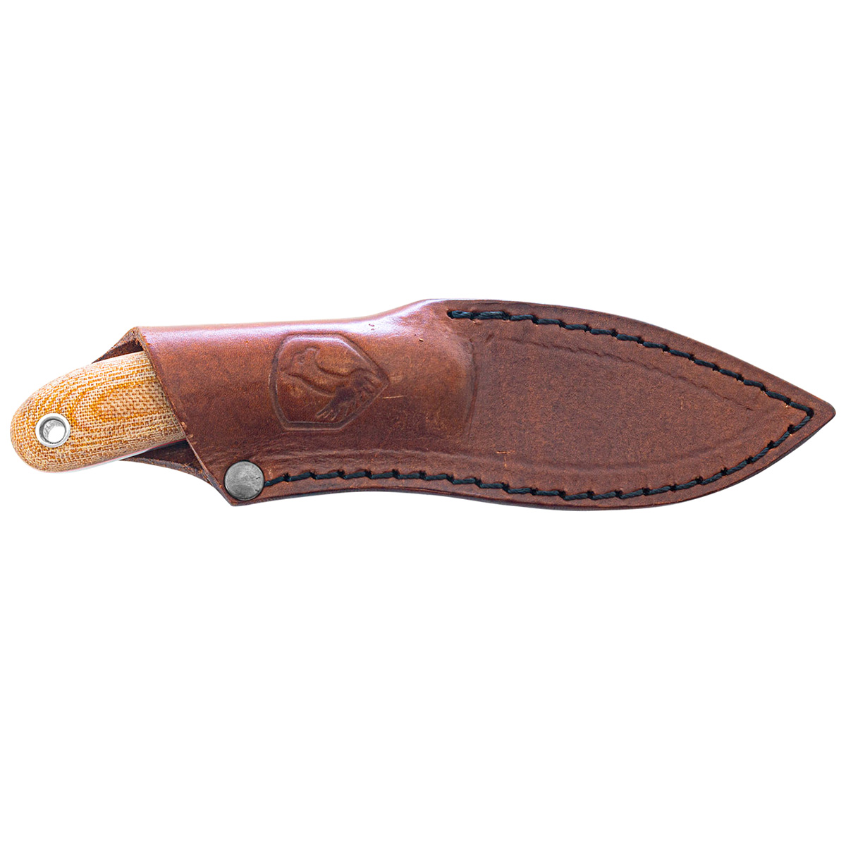 Condor Tool and Knife Zolya Fixed Blade Tan Micarta 2.9in Clip Point CTK60731 View 2