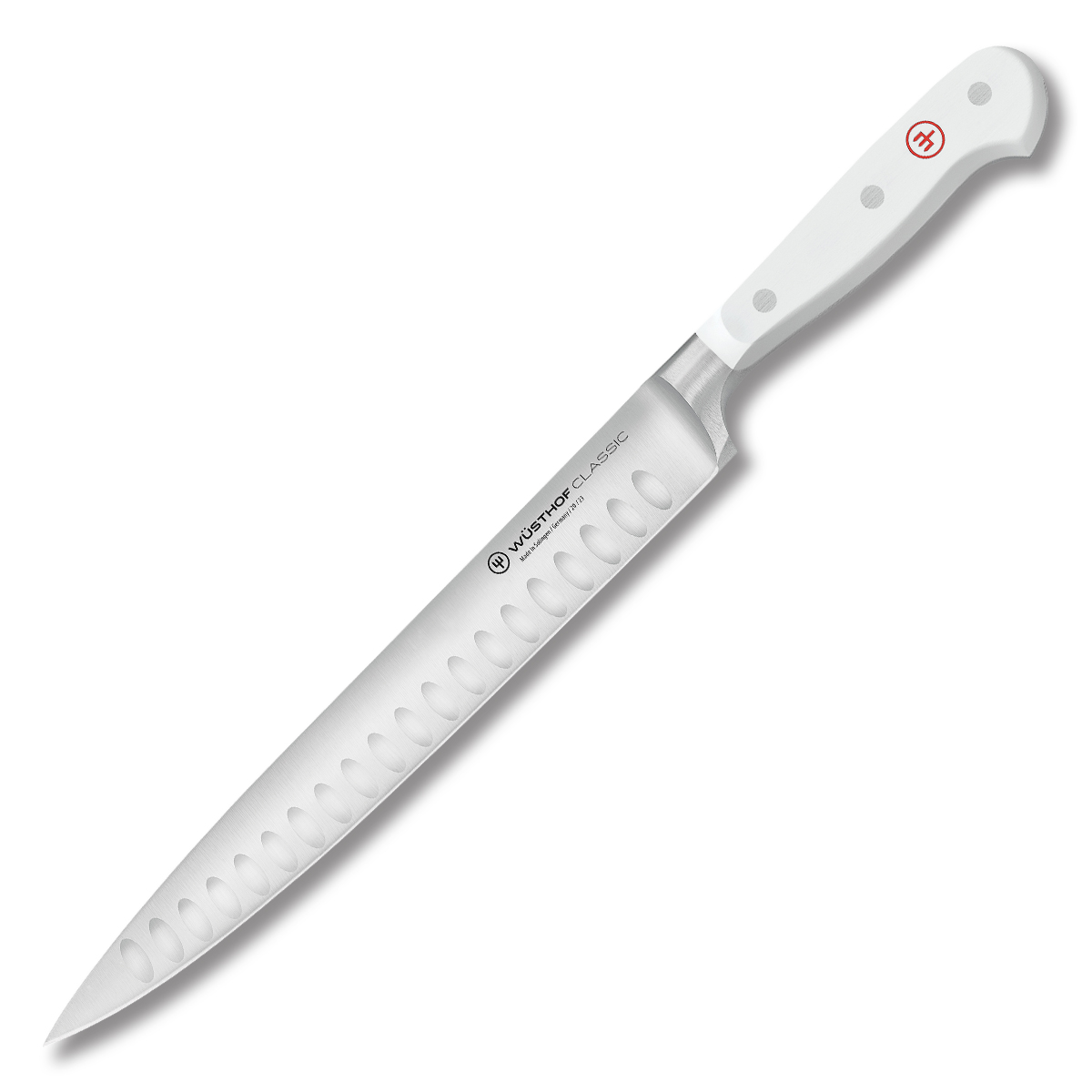 Wusthof Carving Kitchen Knife 9in Plain Hollow Classic White 1040200823 View 1