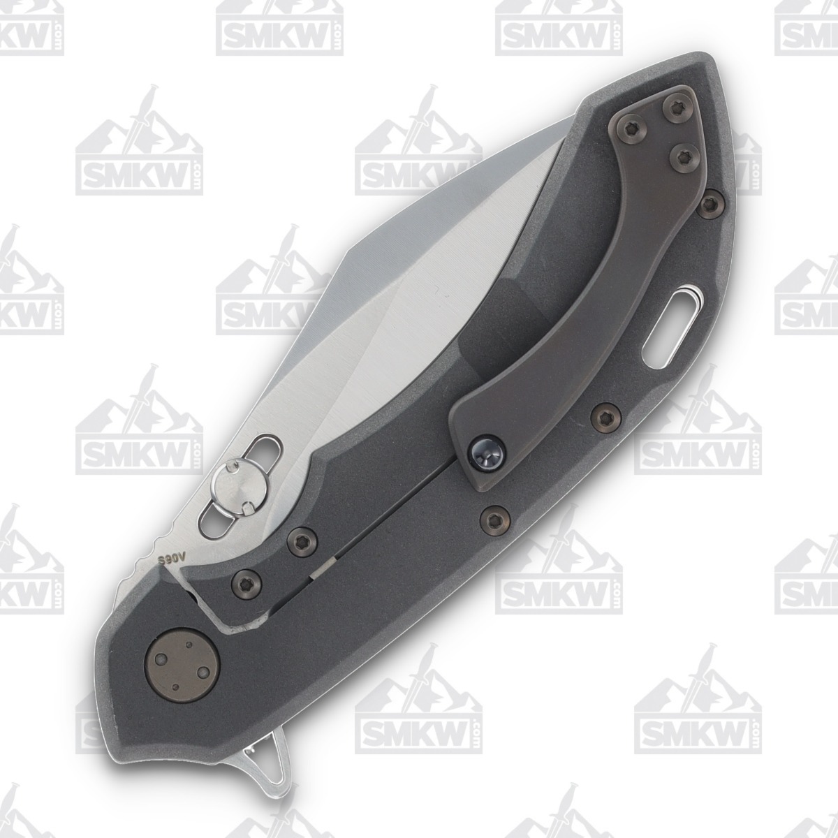 Olamic Wayfarer 247 Folding Knife T-050C 12K Twill Carbon Fiber/Dark Blast Bronze T050C View 6