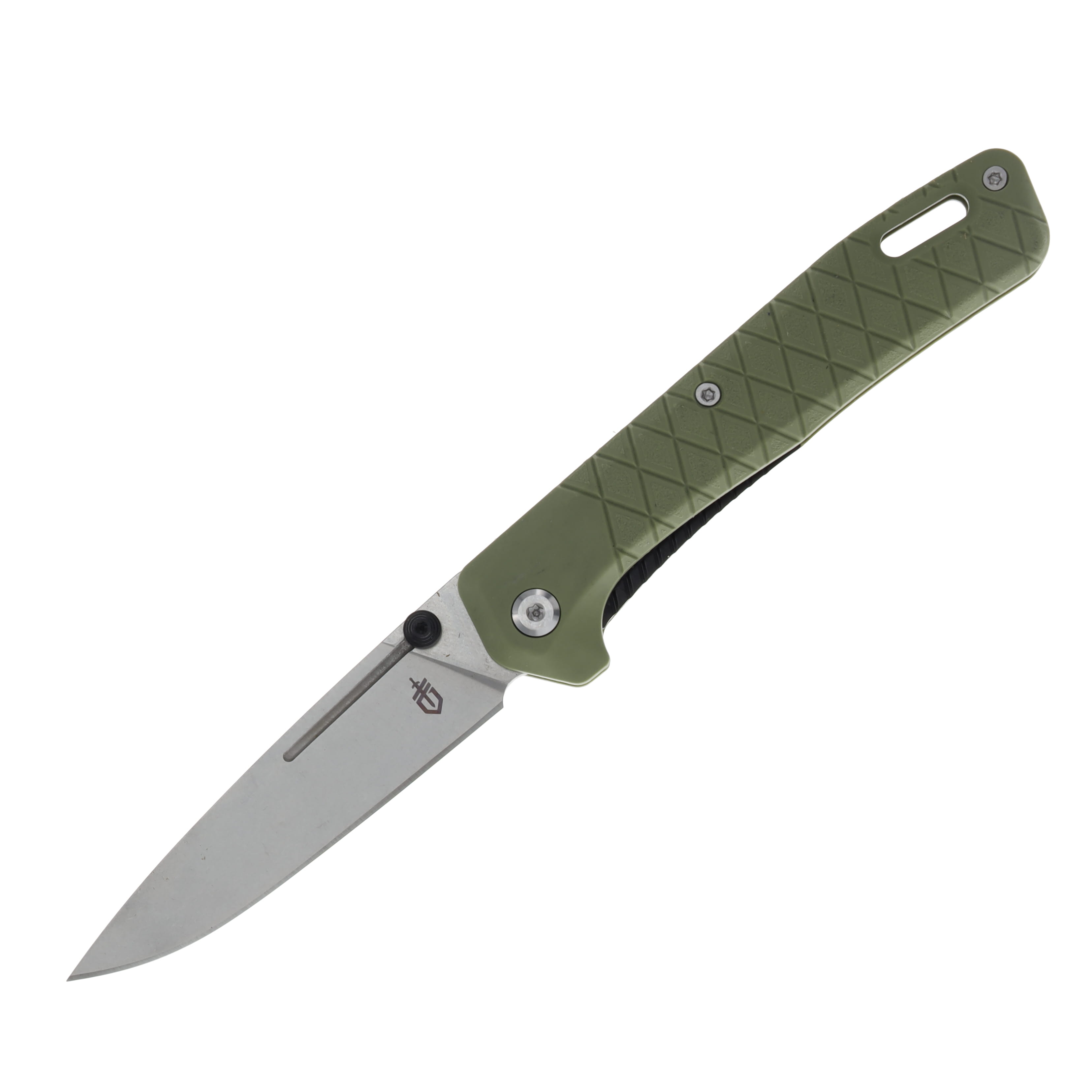 Gerber Zilch Folding Knife Lichen Green 3.1in Stonewash Drop Point G1067529 View 1